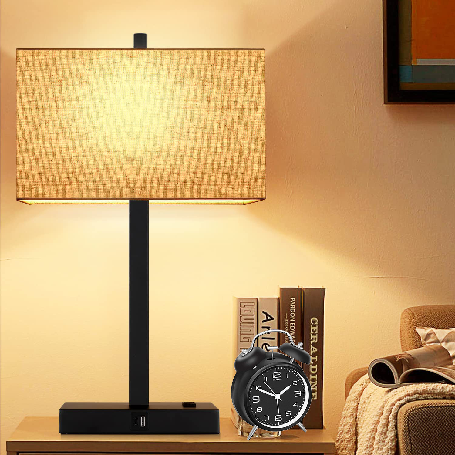 Porter Metal USB Table Lamp