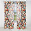 Motif botanique pastel arc-en-ciel III - Rideau floral - Rideau floral obscurcissant - 1 panneau-107561729