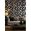 Rouleau de papier peint mural brossé noir et blanc Brushstroke-129451311