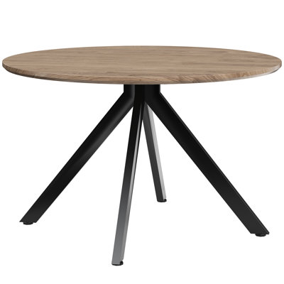 Solid Wood Round Dining Kitchen Table