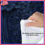 Édredon bleu à motif floral-127459077