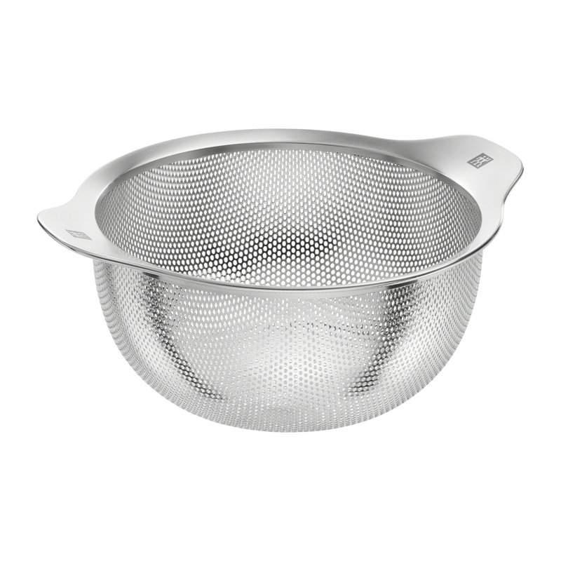 Zwilling J.A. Henckels Stainless Steel Food Strainer, 3.9" H x 8.6" W x 7.8" D