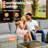 Wahkon Wicker/rattan 5 - Person Wicker Sectional Seating Group with Lighted Coffee Table, Modern Modular Outdoor Conversation Set with Cushions-665485323