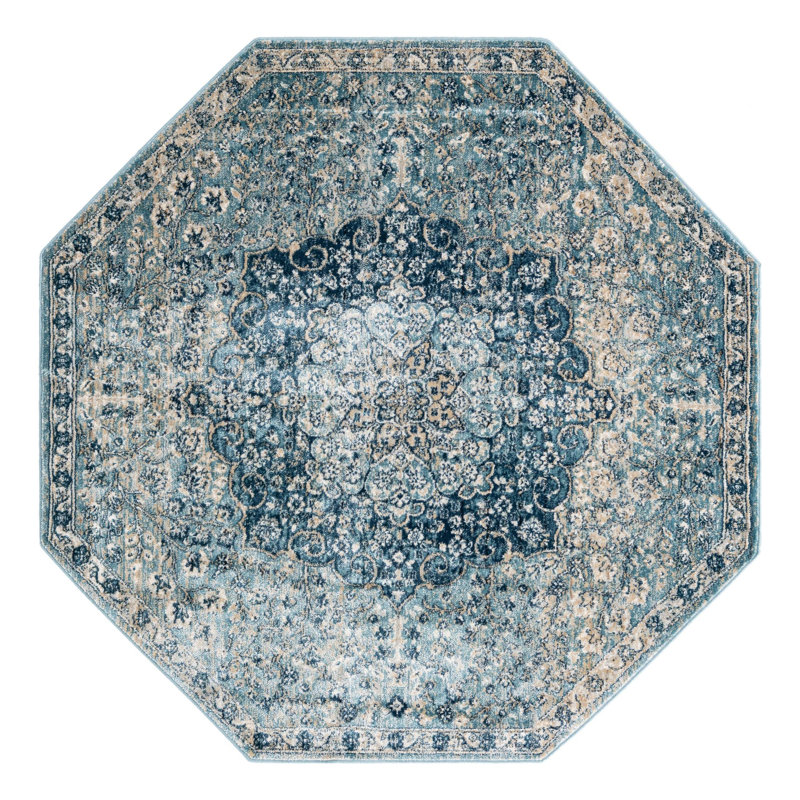 Alabama Oriental Indoor Rug, Octagon 4' x 4'