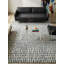 Ink Blot Wool Area Rug in Black/Gray-1277193030