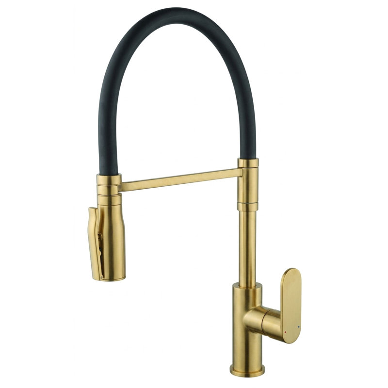 Claudius Kitchen Faucet, Brushed Gold