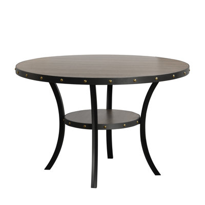 Durst Round Metal Base Dining Table