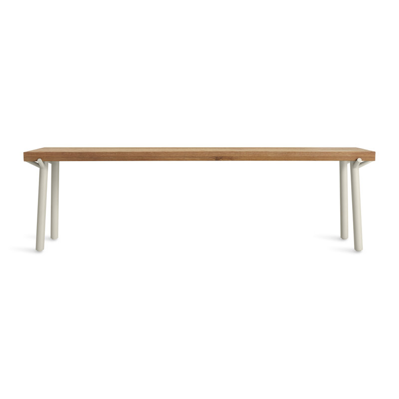 Branch Dining Bench, Oak, White