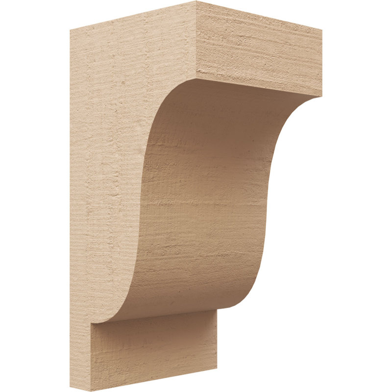 Bois de cèdre brut Newport, grain de bois TimberThane, brun clair apprêté, H 18 po x l 9 po x P 9 po