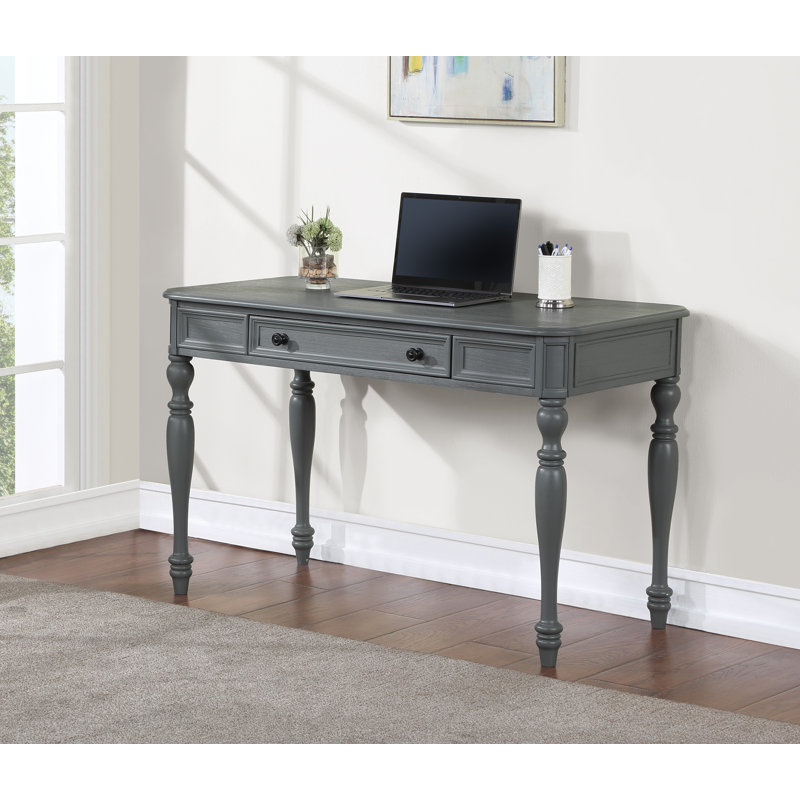 Bureau d'écriture rectangulaire l 48 po Bronn, Gris plantation