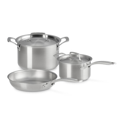 Le Creuset Essential  Stainless Steel 5Pc. Cookware Set