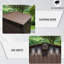 Remise de rangement extérieure en métal 8,2 pi x 6,2 pi - Portes de jardin à double verrouillage, évents, rouille, acier brun pour portes de patio