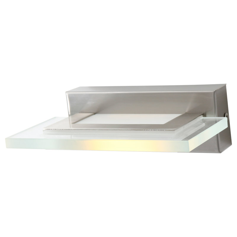 Lexus LED Armed Sconce, Steel