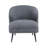 Luxury Living Room Furniture 1pc Accent Chair Upholstery, High-Density Foam Seat Cushions-1949341573