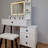Atreus Dressing Table with Mirror