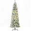 Arbre de Noël au crayon floqué pré-éclairé