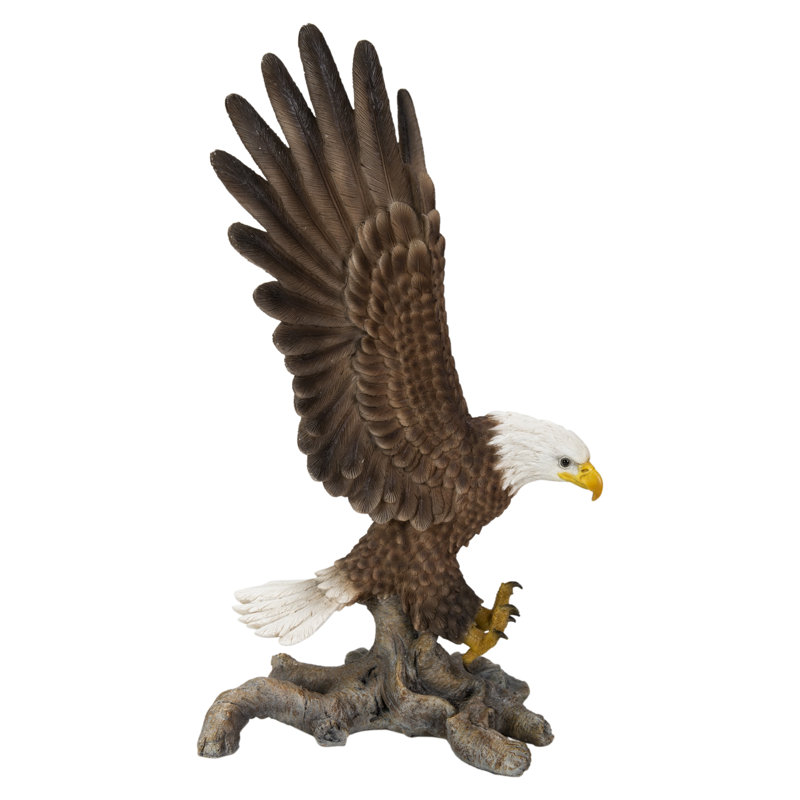 Petite statue d'aigle volant