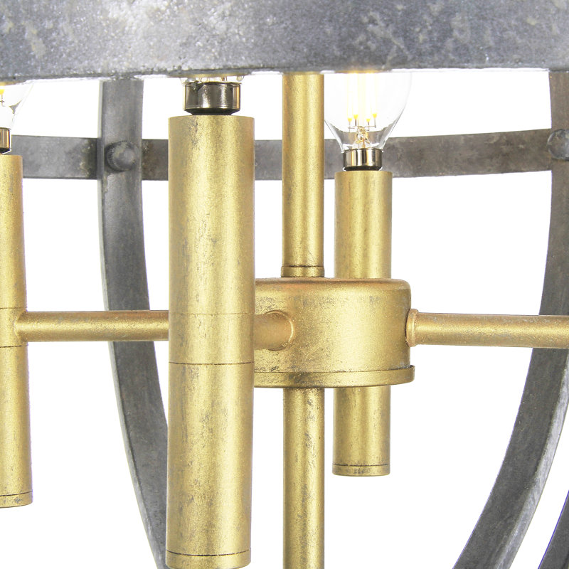 Saturn Chandelier - 18"W