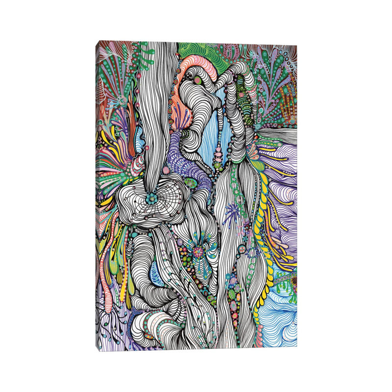Fluid by Noemi Ibarz - Wrapped Canvas Print, 30.48 cm H x 45.72 cm W