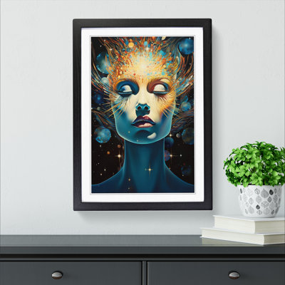 Galaxy Art Deco - Framed Print