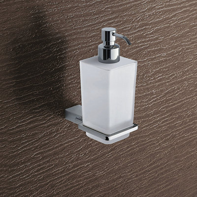 Distributeur de savon mural en verre Kansas