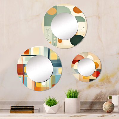 Kristleifur Metal Round Mirror