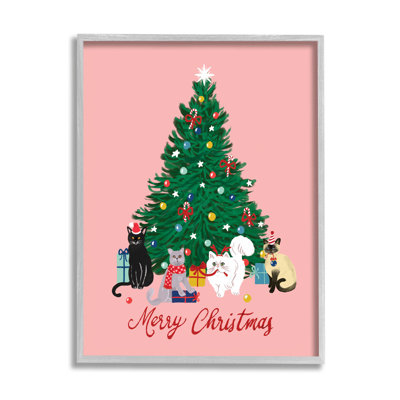 Merry Christmas Holiday Cats at-182