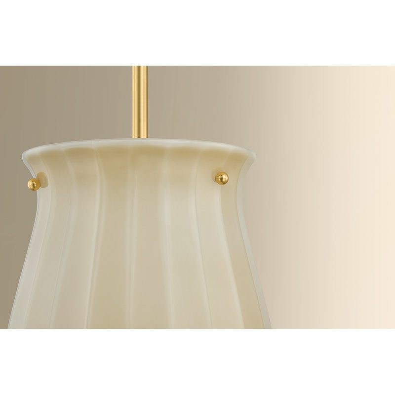 Luminaire suspendu Nevins, Laiton vieilli, 10