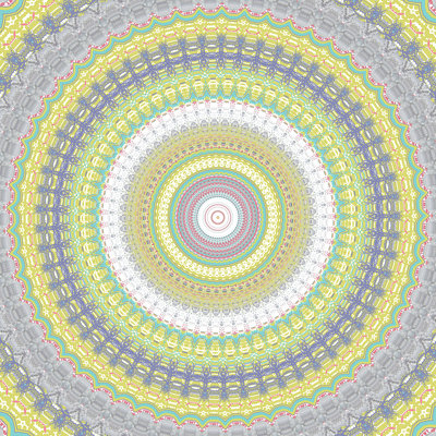 Mélange de mandala pastel