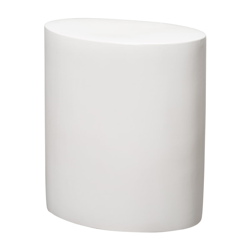 Grand tabouret de jardin Tiverton, Blanc