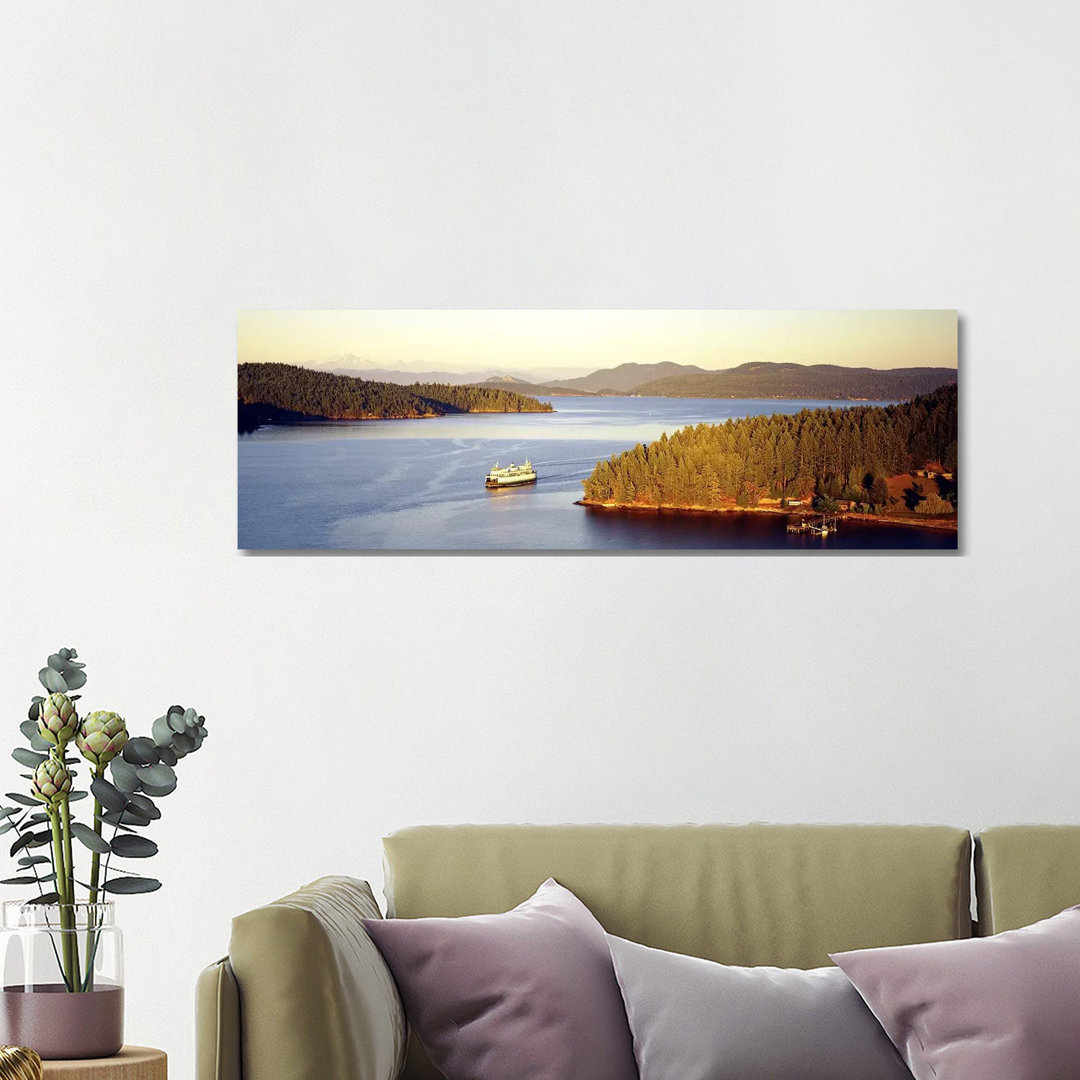San Juan Islands Washington USA - Wrapped Canvas Panoramic Print