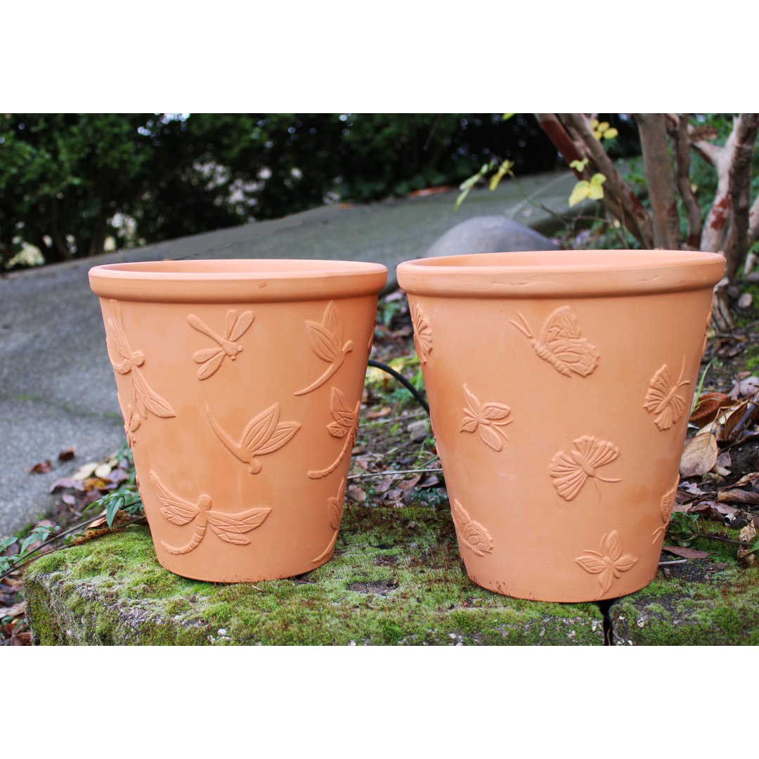 Bryanna Pot Planter (Set of 2) Rosalind Wheeler