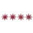 Festive Finds Tealight Holder Snowflake Set of 4 0.6x4.13x4.13-1094178609
