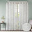 Palm Leaf Burnout Window Sheer-443249648