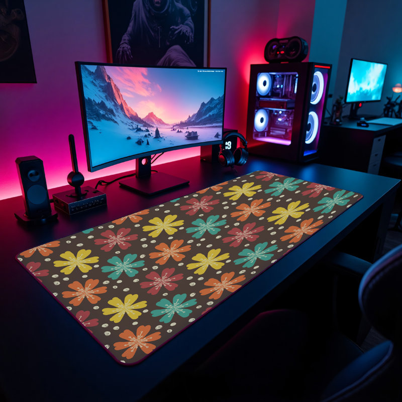 Polyester Desk Pad, 14.4x12.1