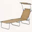 Chaise longue pliante avec auvent réglable-1072844105