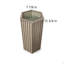 Pot à fleurs Hexagon Colonne SM - Brun cendré-859751769-859751775
