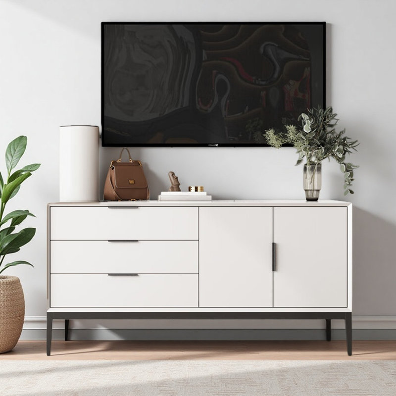 Meuble télé de luxe italien, Blanc