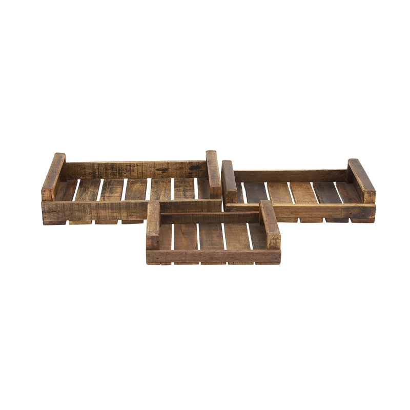 Ensemble de 3 plateaux décoratifs Crosstown