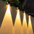 1.6'' Solar Powered Integrated LED Flashlight 4-Pack Deck Lights