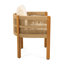 Acacia Wood Outdoor Dining Chairs 2-Pack-1540555403