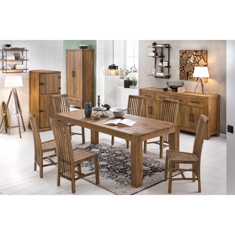 Odling Solid Wood Slat Back Side Chair