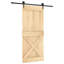 Porte coulissante avec quincaillerie Vidaxl-112703812-112703811
