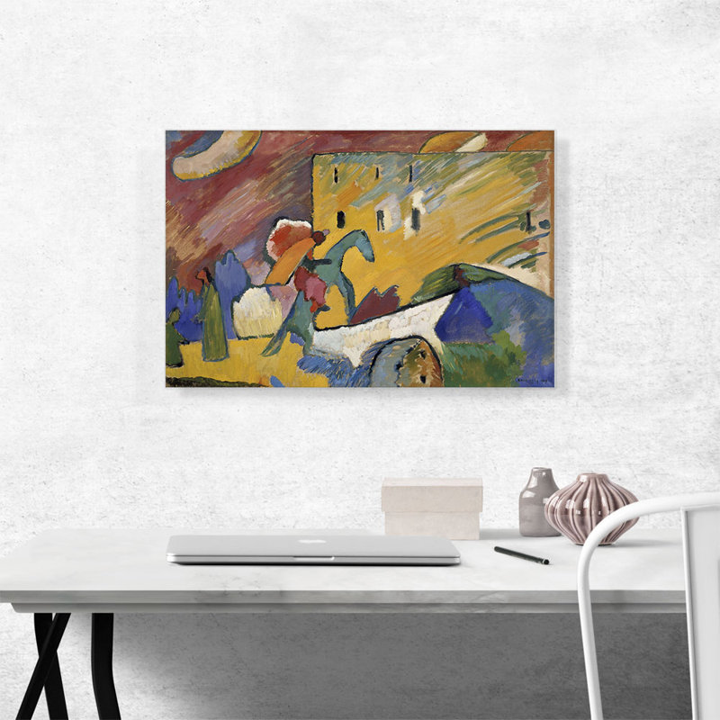 «Improvisation III 1909» par Wassily Kandinsky - impression sur toile tendue, H 18 po x l 26 po x P 1,5 po