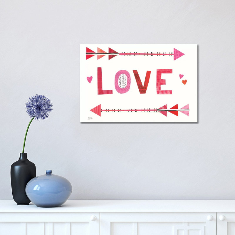 Love Words III by Melissa Averinos - Wrapped Canvas Print, 152.5 cm H x 101.5 cm W