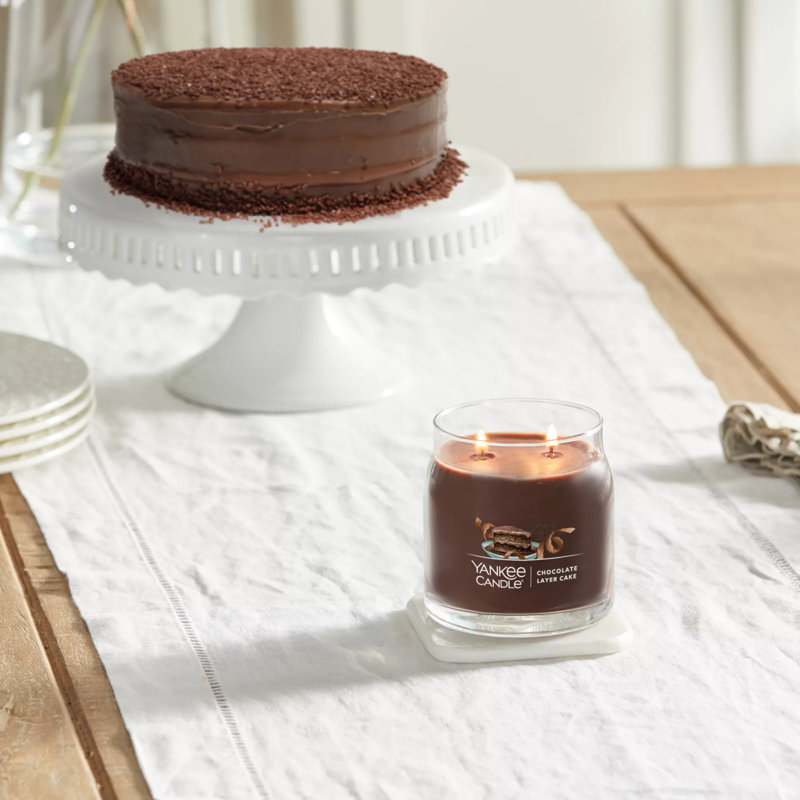 Signature Chocolate Layer Cake Scented Jar Candle, Small