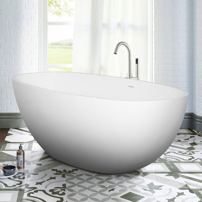 Baignoire de trempage autoportante 65,2 po. X 29,7 po. 65,2 po. X 29,7 po.