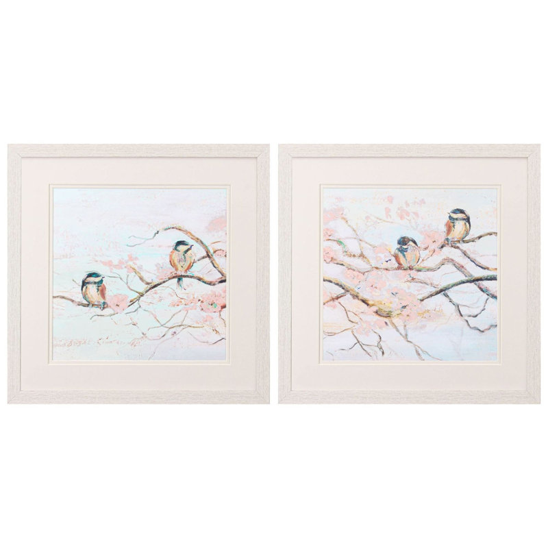 Ensemble d'art mural encadré blanc