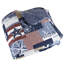 Ensemble de courtepointe - Literie en microfibre douce toutes saisons à imprimé patchwork Nautical Americana-20503263
