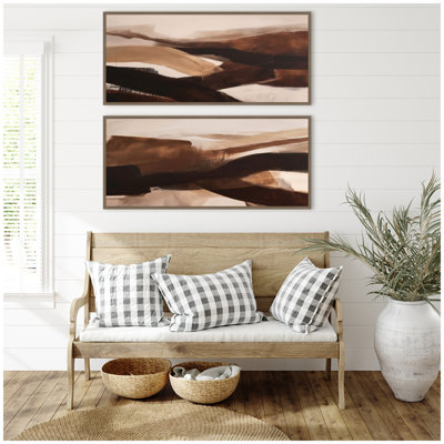 Ensemble d'art mural encadré sur toile 2 pièces Pathway par Amy Lighthall